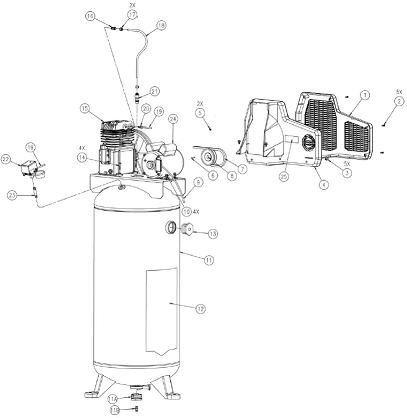 Coleman CLA3606056 Breakdown